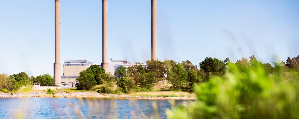 Karlshamnsverket. Pressbild: Uniper