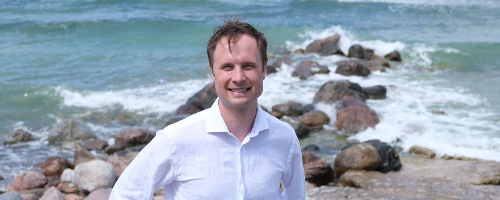 Anders Åhlén in Ygne, Gotland. Pressbild: ABUNDRY