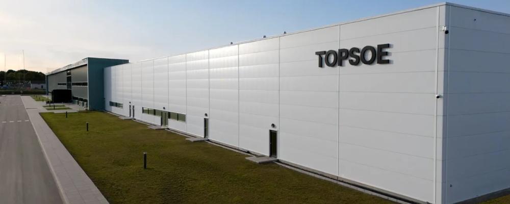 Topsoes nya fabrik för solid oxid-elektrolysörer i Herning, Danmark. Foto: Topsoe