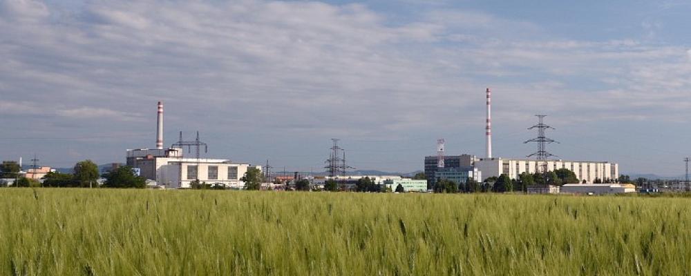 Bohunice kärnkraftverk i västra Slovakien, där den nya reaktorn planeras att byggas. Foto: Javys