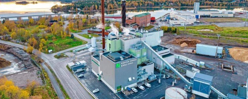 Borgå Energias huvudkontor och huvudproduktionsanläggning ligger i Tolkis. Bioenergianläggningarna har producerat el och värme. Foto: Borgå Energia, kredit: ANSSI VUOHELAINEN