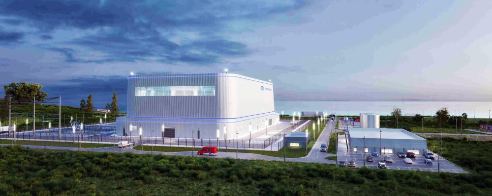 Kokarreaktorn BWRX-300 från Hitatchi kommer att ge 300 megawatt. Bild: Hitatchi.