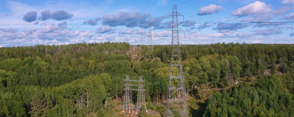 Elnät Västra Götaland. Pressbild: Vattenfall