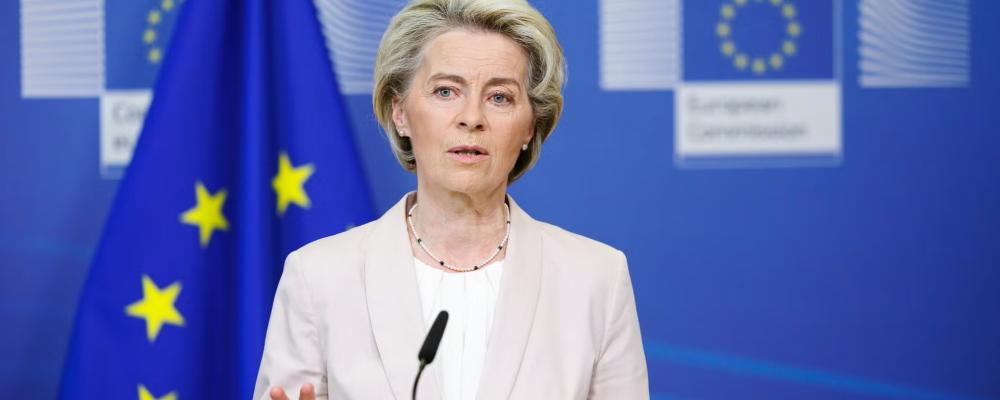 EU-kommissionens ordförande Ursula von der Leyen tog nyligen emot ett kritiskt brev från fem EU-länder. Foto: EU-kommissionen