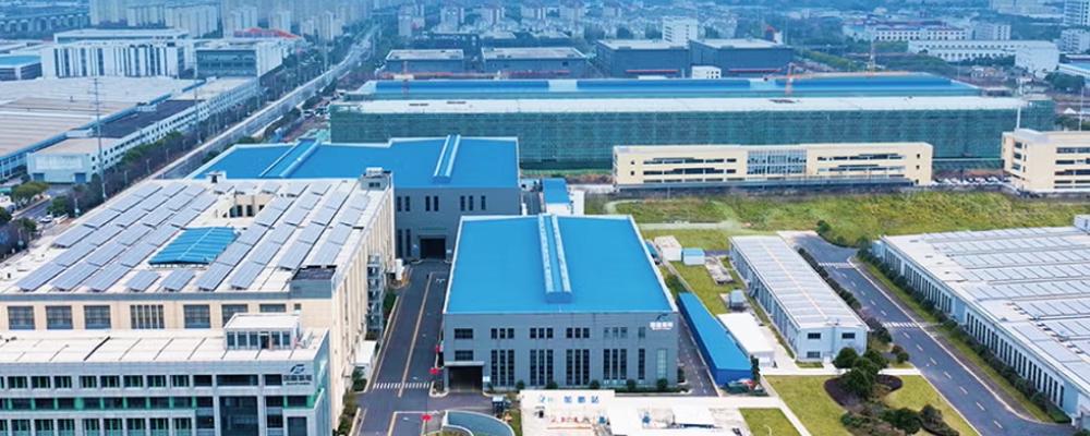 Guofus tillverkningsanläggning i Zhangjiagang. Foto: Guofu HEE
