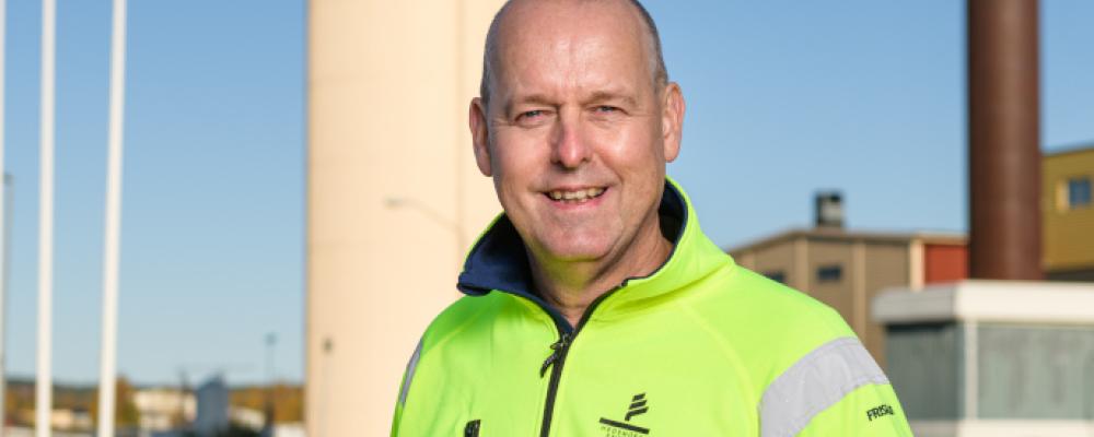 Bild: Peter Fant, fjärrvärmechef på Hedemora Energi.