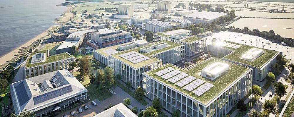 En visualisering av vetenskaps- och teknikparken. Bild: Turley