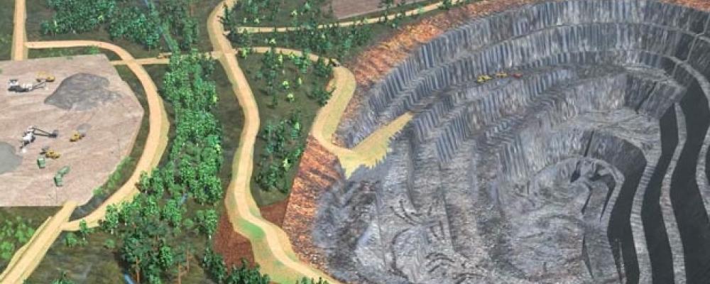 Litiumfyndigheten i Kaustby har varit känd sedan 1960-talet, men det är först under de senaste åren som projektet bedömts vara kommersiellt genomförbart. Foto: Keliber