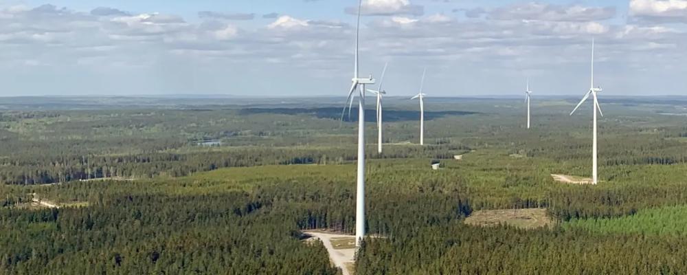 Lyngsåsa vindpark Foto: Equinor