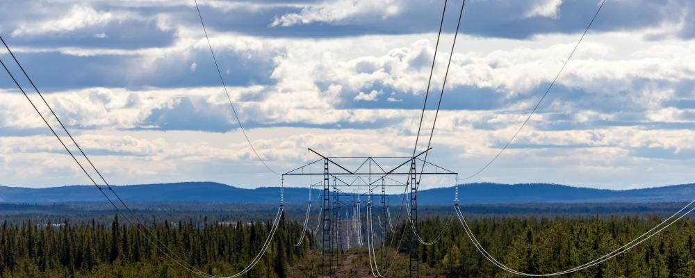 Bakgrunden till projektet är den tekniska livslängden på den befintliga ledningen samt regionens starka tillväxt och behov av ökad elkapacitet. Foto: Alexander Farnsworth