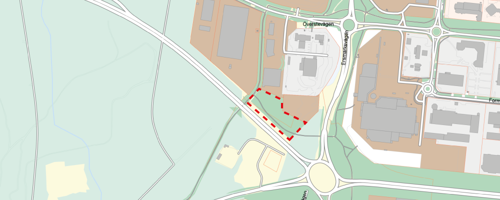 Orienteringskarta. Pressbild: Umeå kommun