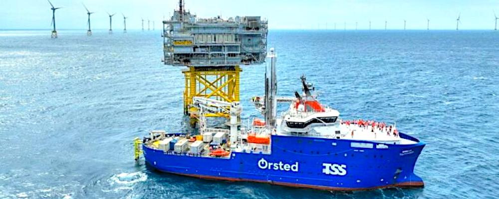 Ørsteds maritima service. Foto: Ørsted