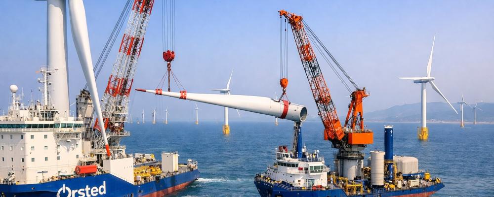 Efter att turbinerna nu är på plats har projektet gått in i driftsättningsfasen. Arbetet omfattar bland annat tester av elsystem, idrifttagning av turbinerna och slutförande av återstående sjökablar. Först därefter kan anläggningen tas i full kommersiell drift. 
Illustration: AI-genererad bild. Ej ett fotografi.
Upphovsrätt © Conventus