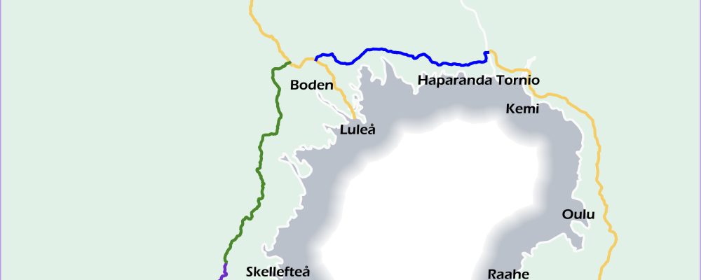 Översikt för Nordic Hydrogen Route.  Pressbild: Nordion Energi