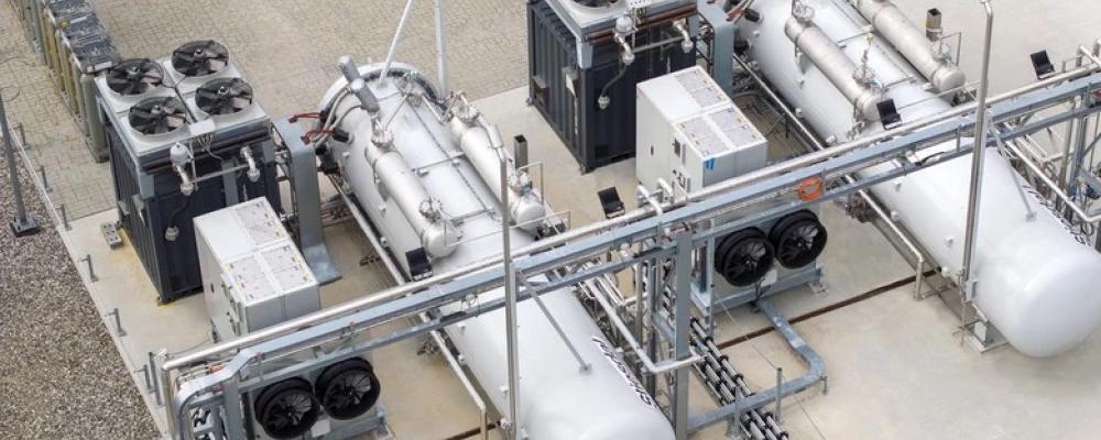 KK Wind Solutions levererar kraftförsörjnings- och styrsystem till Stiesdal Hydrogens nya modulära vätgasanläggningar i Danmark. Foto: KK Wind Solutions