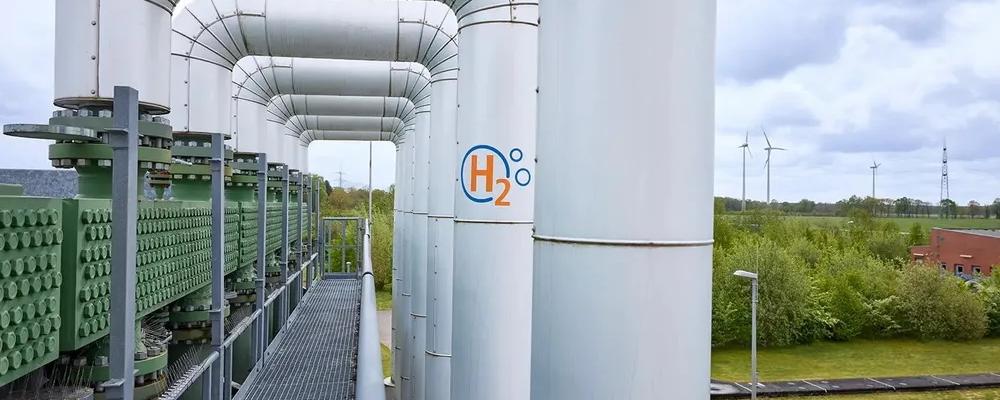 Tysk vätgasanläggning. Foto: Thyssengas