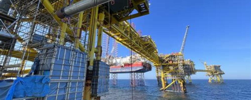 Med Tyra-fältet som central hub kan Danmark minska sitt beroende av gasimport – en viktig säkerhetsaspekt i tider av geopolitiska spänningar och energikriser. Foto: Tyra2