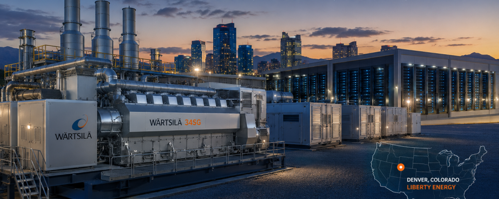 Den finländska teknikkoncernen Wärtsilä har fått en order värd 292 miljoner euro, motsvarande cirka 3,3 miljarder kronor, för att leverera motorer till ett kraftverk. Illustration. AI-genererad bild. Ej foto. Copyright: Conventus