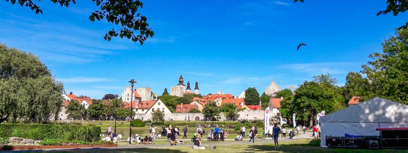 Almedalen. Foto: Region Gotland