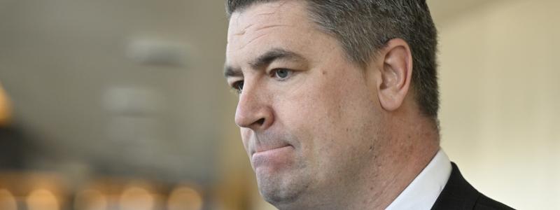 Henrik Montgomery/TT: Sverigedemokraternas ekonomisk-politiske talesperson Oscar Sjöstedt, prioriterar sänka skatter på bensin och diesel i förhandlingarna om budgeten för 2024.