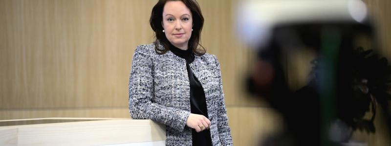 Janerik Henriksson/TT: Vattenfalls vd Anna Borg. Arkivbild.