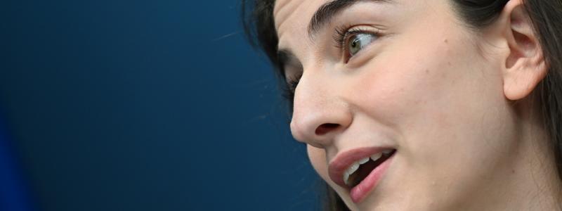 Fredrik Sandberg/TT: Klimat- och miljöminister Romina Pourmokhtari (L) skyndar på med lagförslag för ny kärnkraft. Arkivbild.