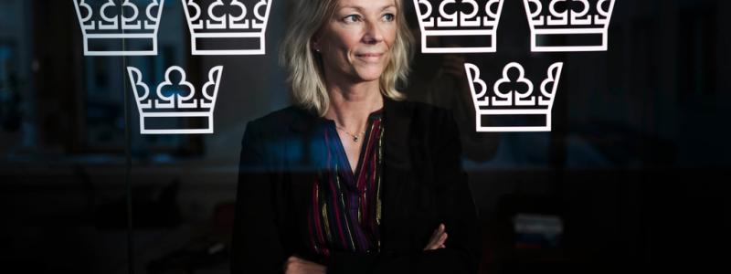 Stina Stjernkvist/SvD/TT: Karolina Ekholm, riksgäldsdirektör. Arkivbild.