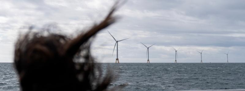 David Goldman/AP/TT: Motvind för brittisk vindkraft till havs. Arkivbild.