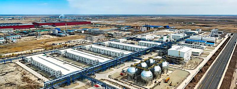 Demonstrationsprojekt för integrering av vind- och solkraft med grön vätgassyntes och ammoniakproduktion i Da’an, Jilin, Kina. Foto: Jilin Electric Power