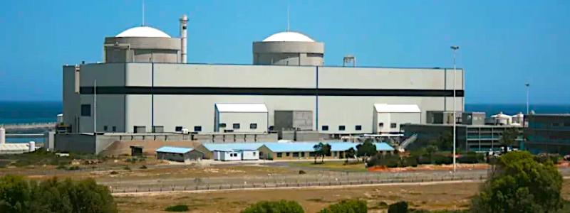 Sydafrika är än så länge den enda kärnkraftsoperatören i Afrika med två reaktorer vid sitt kärnkraftverk Koeberg, med en total kapacitet på nästan 2000 megawatt elektrisk effekt (MWe). Foto: Pipodesign Philipp P Egli/Wikipedia.org