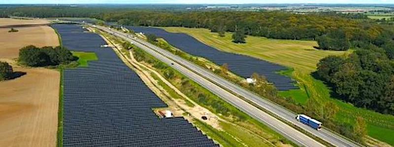 Solparken Kogel Leizen i Mecklenburg-Vorpommern, Tyskland. Foto av Vattenfall.