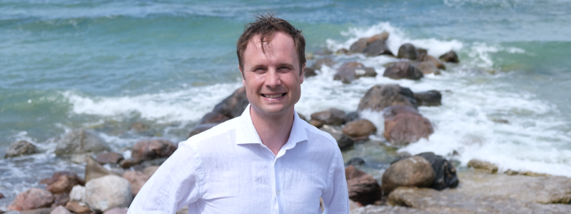 Anders Åhlén in Ygne, Gotland. Pressbild: ABUNDRY