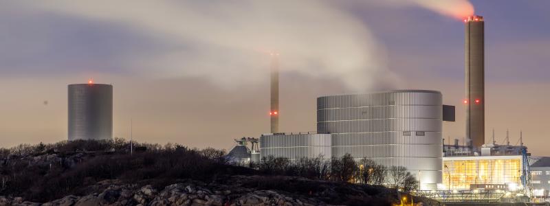 Bioångpanna i Göteborg. Pressbild: Göteborg Energi