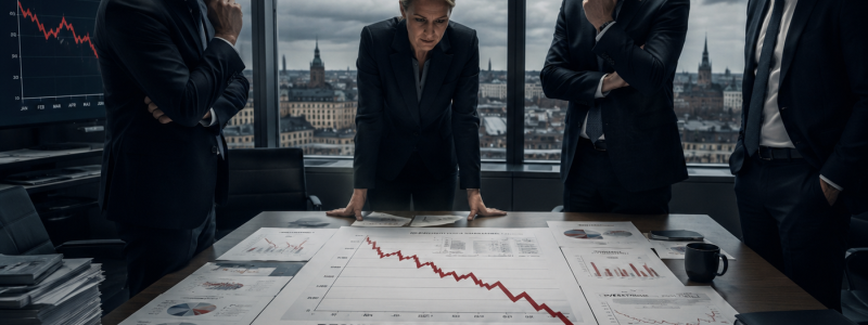 För investerare innebär det att kalkylerna för nya projekt har blivit mer osäkra än tidigare. Symbolbild. AI-genererad bild. Ingen foto. Copyright Conventus.