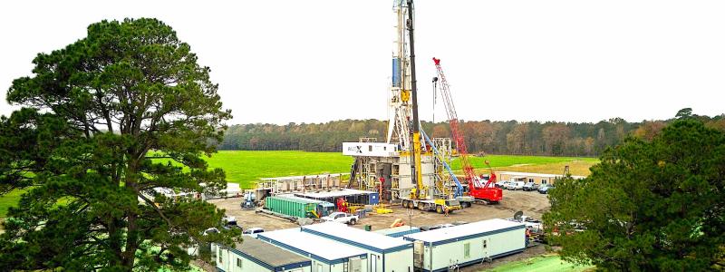 ExxonMobils första litiumrigg är en del av ett värderingsprogram som pågår i Arkansas. Till 2030 siktar företaget på att producera tillräckligt med litium för att stödja tillverkningen av ungefär 1 miljon elbilar. Foto: EXXONmobil