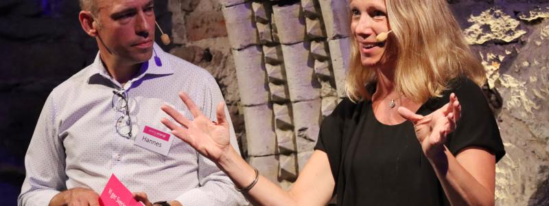 Åsa Pettersson och Hannes Borg, Foto: Arena Energi 2023