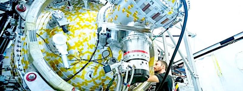 I kanadensiska British Columbia-baserade General Fusion är en av mer än trettio aktörer i en global kapplöpning när det gäller att göra kärnfusion till en ekonomiskt lönsam källa för kolfri elektricitet.
Foto: KRISTOPHER GRUNERT/GENERAL FUSION