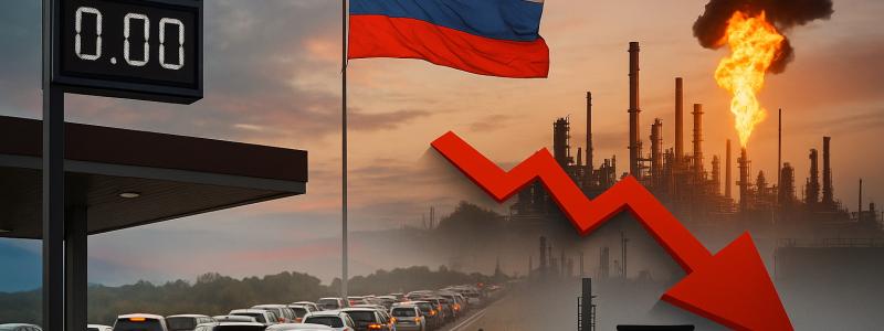 Trots Putins försök att dämpa krisen med import och exportförbud kvarstår faktum: Rysslands oljeberoende ekonomi blöder, och Ukrainas precisionsangrepp har blottlagt en av Kremls mest sårbara punkter – energisektorn. AI-genererad bild. Ej ett fotografi.
Upphovsrätt © Conventus