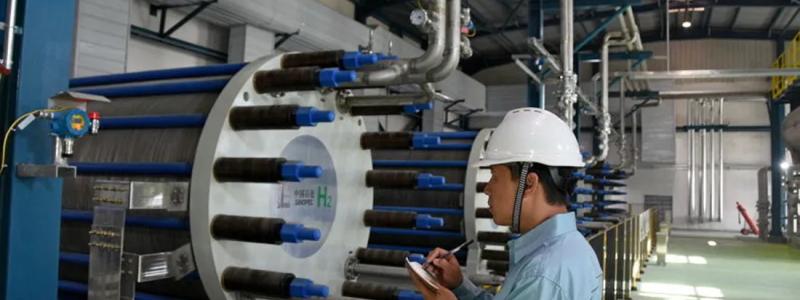 Reklambild av en elektrolysör från Sany. Foto: Sany