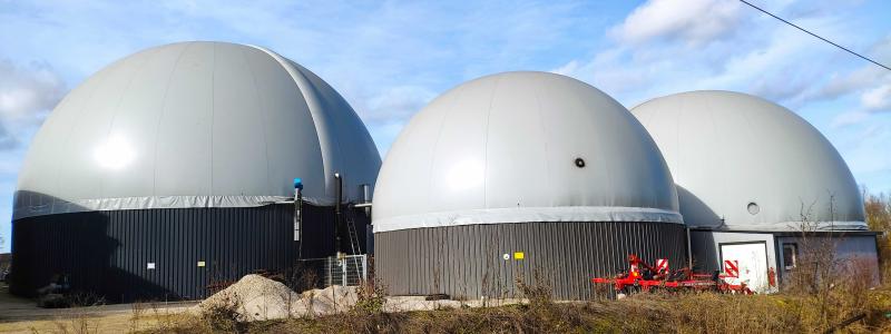 Biogasanläggningar bidrar idag med cirka nio gigawatt el, vilket motsvarar omkring 10 procent av Tysklands elbehov. Foto: Fachverband Biogas e.V.