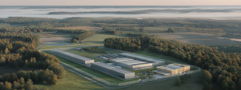 Blykalla datacenter. Pressbild: Blykalla