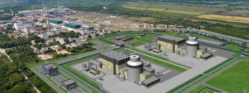 Så kan de två nya AP1000-reaktorerna komma att se ut vid bulgariska Kozloduy. Bild: Westinghouse