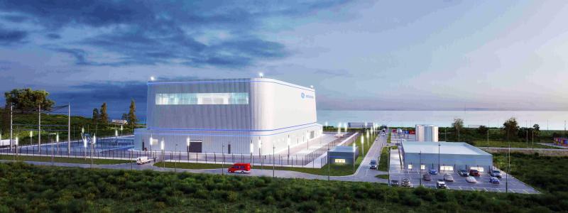 Kokarreaktorn BWRX-300 från Hitatchi kommer att ge 300 megawatt. Bild: Hitatchi.