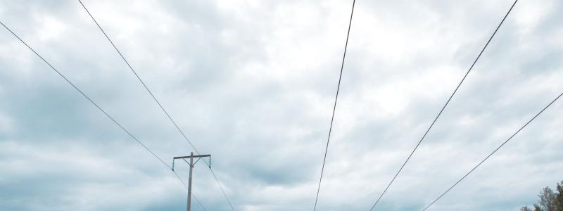 Drönarinspektionen genomfördes längs den 12 km långa elledningen mellan Tuve och Ytterby på västkusten i Sverige. Foto: Vattenfall Eldistribution