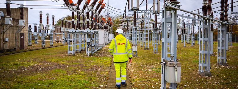 Den moderniserade transformatorstationen i Vaple ska säkra elförsörjningen för befintliga industrier och nya etableringar i Sundsvall och Timrå. E.ON investerar 200 miljoner kronor i anläggningen. Foto: Christian Andersson, Apelöga