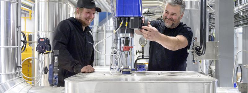 Solör har nu driftsatt den nya värmevärmeanläggningen i Edsbyn. Foto: Maria G Nilsson