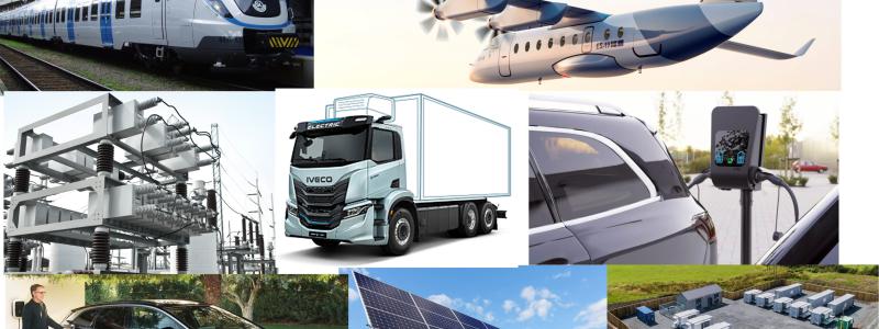 Det mesta i vårt moderna el-samhälle kommer att behöva spänningsomvandlare med kiselkarbidtransistorer, såväl på el-produktionssidan som på förbrukarsidan och för HVDC-överföringar över längre sträckor. Bilderna visar megawatt-tillämpniingar där de flesta inte har plats med allt för stora omvandlarenheter.