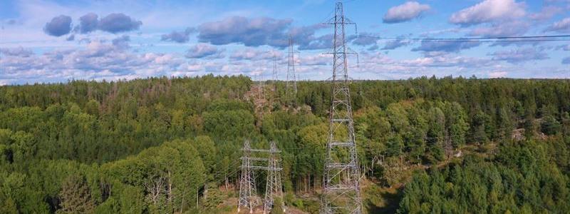 Elnät Västra Götaland. Pressbild: Vattenfall
