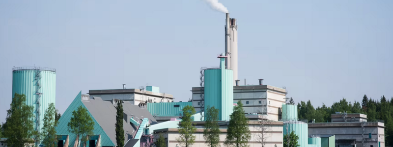 Kraftvärmeverket i Karlskoga fasar ut torv som bränsle. Foto: Karlskoga Energi & Miljö.