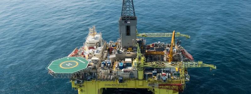 Borrhålet borrades av borriggen COSL Innovator.
Foto: COSL Drilling Europe